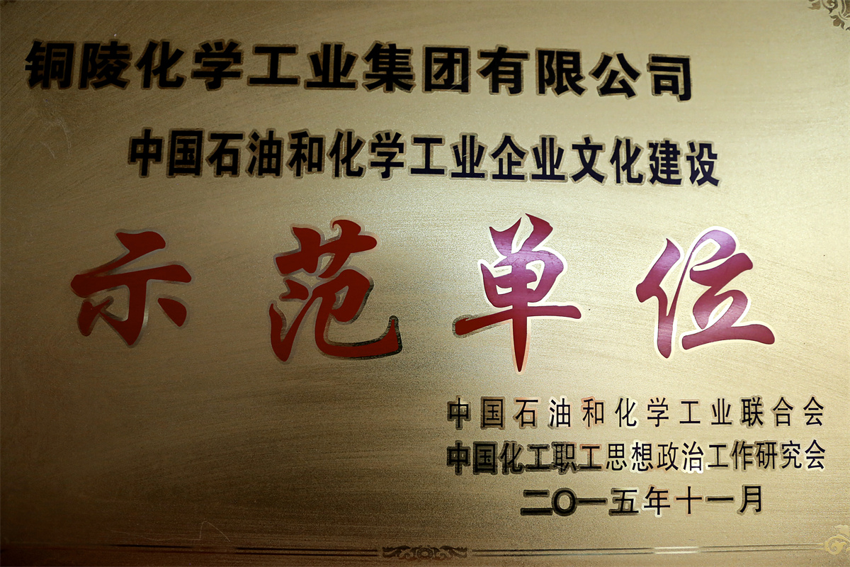 中國石油和化學工業(yè)企業(yè)文化建設(shè)示范單位